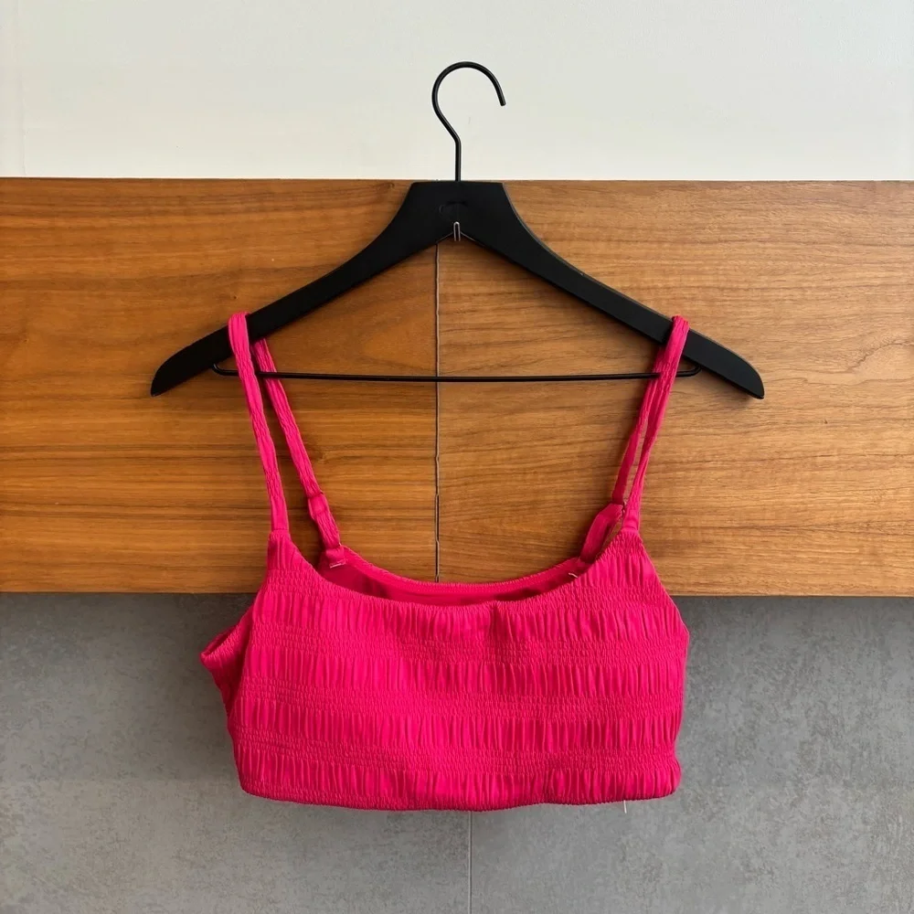 NWT Andie The Maui Bikini Top & The High Rise Bikini Bottom, Size L